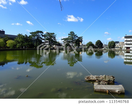 Sarusawa Pond is an artificial pond built by Kofuku-ji Temple in Nara Park, Nara City, Nara Prefecture, as a pond for the Hojoe festival. Sarusawa Pond is an artificial pond built by Kofuku-ji Temple in Nara Park, Nara City, Nara Prefecture, as a pond for the Hojoe festival. 113540768