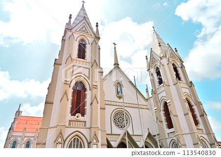 A Catholic church near Negombo, Sri Lanka 113540830