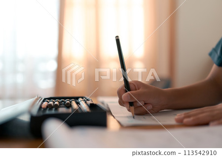 homework, studying, younger 113542910