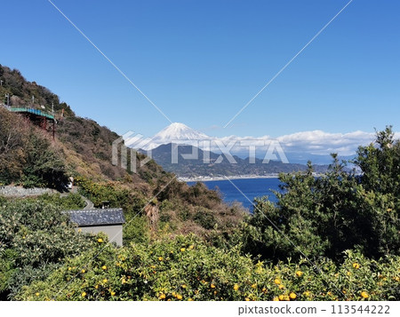 Mount Fuji as seen from Satta Pass, Shizuoka City Mount Fuji as seen from Satta Pass, Shizuoka City 113544222