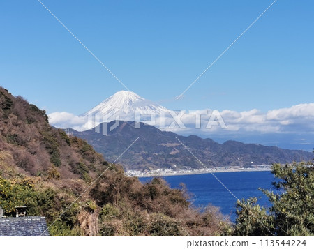 Mount Fuji as seen from Satta Pass, Shizuoka City Mount Fuji as seen from Satta Pass, Shizuoka City 113544224