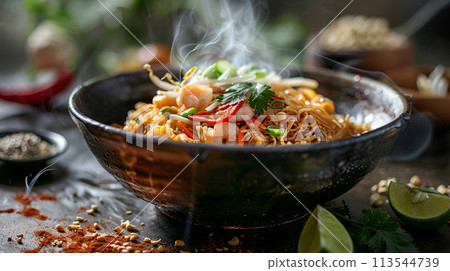 Pad thai. Thai food concept. 113544739