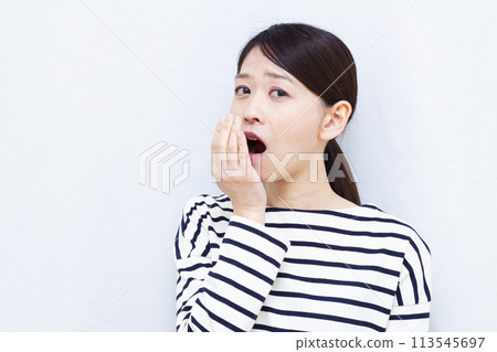 Women who care about bad breath Women who care about bad breath 113545697