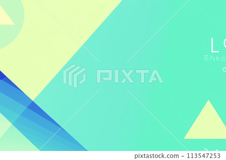 Geometric abstract background. Minimal geometric. Trendy gradient shape design. Modern futuristic graphic. Suit for banner, brochure, business, flyer, poster, website. 113547253