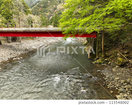 Scenery of the upper reaches of the Ioki River in Aki City, Kochi Prefecture Scenery of the upper reaches of the Ioki River in Aki City, Kochi Prefecture 113548002