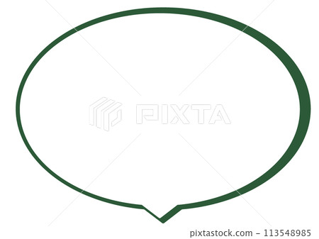 Simple speech bubble 113548985