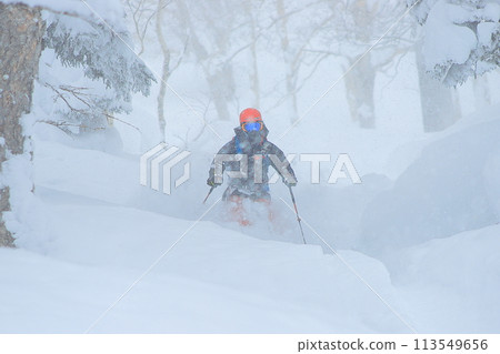 Backcountry skiing 113549656