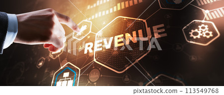 Increase revenue concept. Planning growth and increase of positive indicators in his business Increase revenue concept. Planning growth and increase of positive indicators in his business 113549768