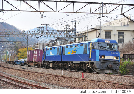 中央本線鹽津上野原JR貨運EH200-8（高崎） 113550029