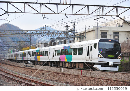 Chuo Main Line Yomotsu-Uenohara JR East E257 series M-204 formation (Matsumoto) Azusa Kaiji Chuo Main Line Yomotsu-Uenohara JR East E257 series M-204 formation (Matsumoto) Azusa Kaiji 113550039