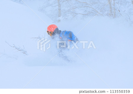 Backcountry skiing 113550359