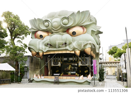 大阪難波八坂神社獅子電 大阪旅遊景點 大阪難波八坂神社獅子電 大阪旅遊景點 113551306