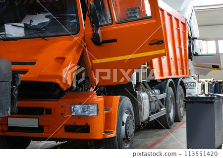 Truck repair service. Maintenance workshop 113551420