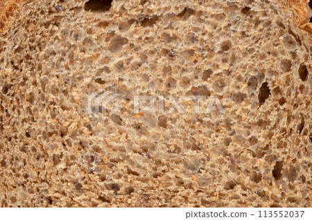 Whole grain bread texture Whole grain bread texture 113552037