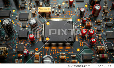 Close Up of White Flower With Blurry Background 113552253