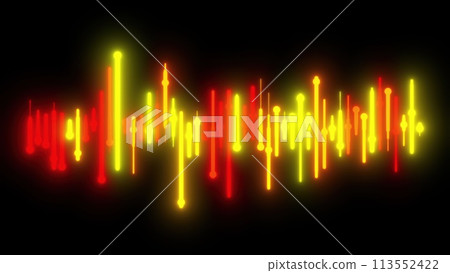 Abstract neon equalizer Abstract neon equalizer 113552422