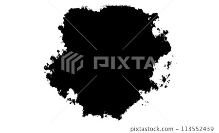 3d render Black ink 3d render Black ink 113552439