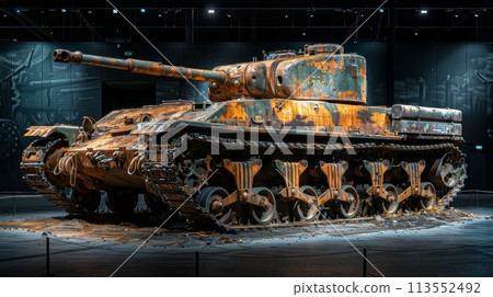Tank Stuck in Mud 113552492