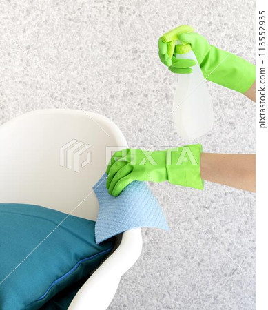 person disinfecting surfaces person disinfecting surfaces 113552935