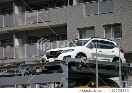 Mechanical parking lot image Mechanical parking lot image 113553853