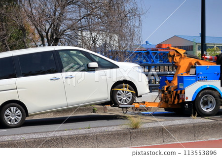 汽車拖車圖片 汽車拖車圖片 113553896