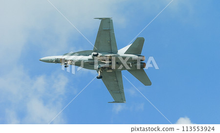 US Navy F/A-18C Hornet go-around 113553924