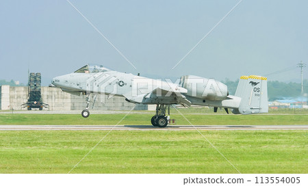 美國空軍 A-10A Thunderbolt II 攻擊機著陸 113554005