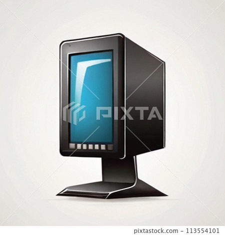 Simple computer illustration 113554101