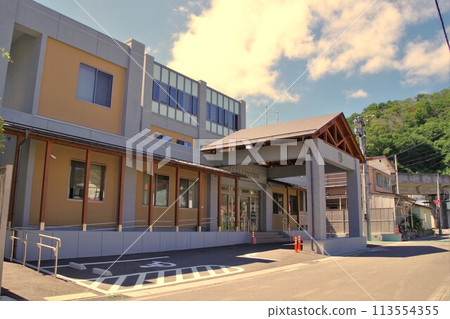 Iwate Station: Sanriku Railway Shin-Taro Station is located at the Miyako City Taro General Office Iwate Station: Sanriku Railway Shin-Taro Station is located at the Miyako City Taro General Office 113554355