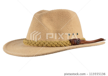 Old west style brown hat. 113555136