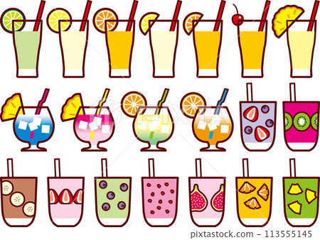 Fruit juice set 113555145