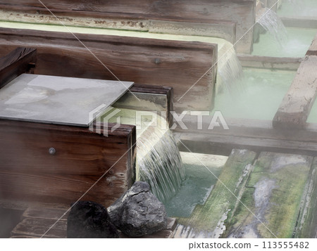 草津溫泉 湯畠 群馬縣 草津溫泉 湯畠 群馬縣 113555482