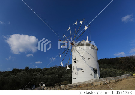 Greek windmill of Shodoshima Olive Park Greek windmill of Shodoshima Olive Park 113555758