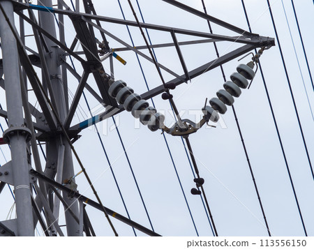 Transmission tower insulators 113556150