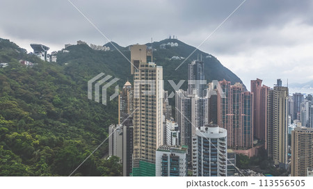 middle level residential buildings in Hong Kong April 5 2024 middle level residential buildings in Hong Kong April 5 2024 113556505