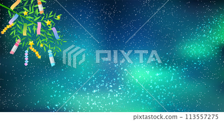 Tanabata Japanese pattern summer background Tanabata Japanese pattern summer background 113557275