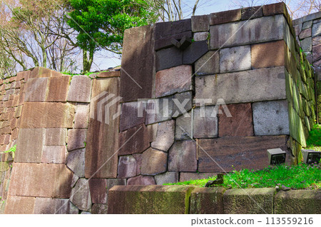 Kanazawa Castle, Gyokusen-inmaru Garden, Stone Wall Kanazawa Castle, Gyokusen-inmaru Garden, Stone Wall 113559216