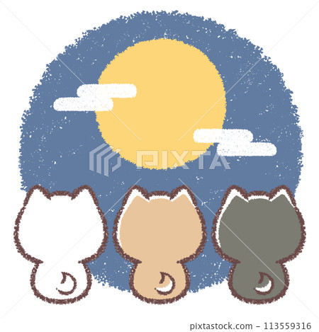 Tsukimi Shiba Inu, black Shiba Inu and white Shiba Inu from behind Tsukimi Shiba Inu, black Shiba Inu and white Shiba Inu from behind 113559316