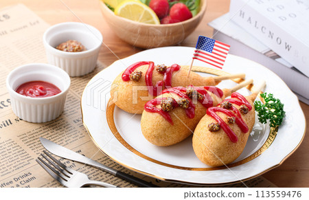 American Dog Fast Food 113559476