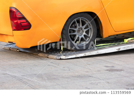 Car towing service tow truck roadside assistance. 113559569