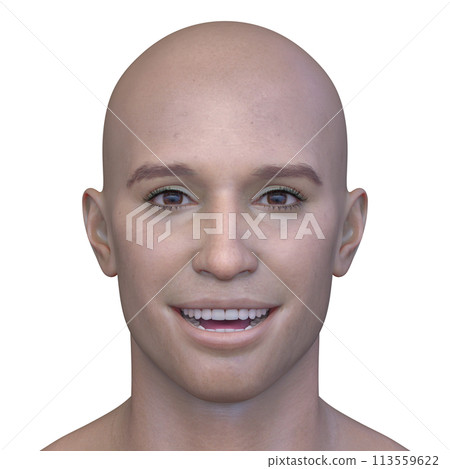 男人的臉部特寫 男人的臉部特寫 113559622