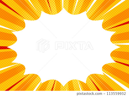 Bomb frame concentrated line radiation background 12 orange Bomb frame concentrated line radiation background 12 orange 113559932