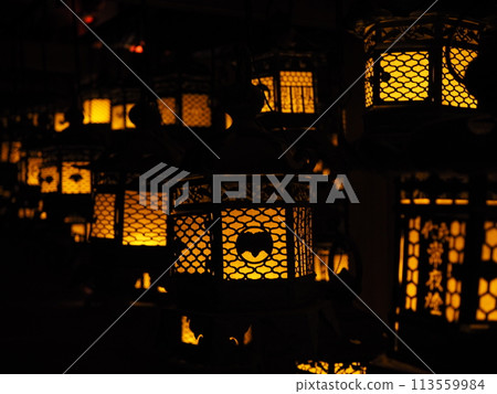Lighted hanging lantern Lighted hanging lantern 113559984