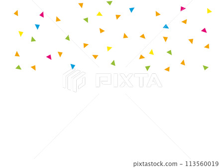 Simple and colorful confetti background material 113560019