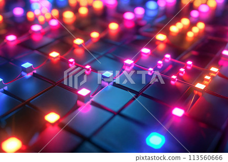 Colorful illumination 113560666