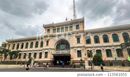 越南胡志明市西貢中央郵局 113561055