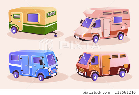 Camper van for family journey Camper van for family journey 113561216