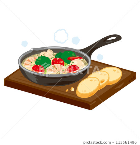 Baguette and Ajillo Set 113561496