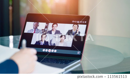 視頻會議圖像遠程工作網絡研討會 視頻會議圖像遠程工作網絡研討會 113561513