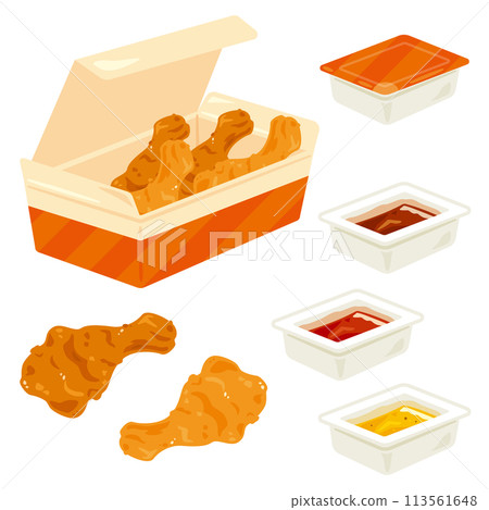 方盒炸雞套餐 113561648